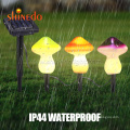 Solar Holiday Garden Decoration IP44 Waterproof Cute Mushroom Bollard Lively Light